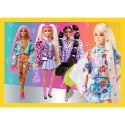 Puzzle - 4w1 - Wesoły świat Barbie / Mattel, Barbie 34626 Trefl Puzzle