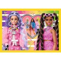 Puzzle - 4w1 - Wesoły świat Barbie / Mattel, Barbie 34626 Trefl Puzzle
