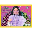 Puzzle - 4w1 - Wesoły świat Barbie / Mattel, Barbie 34626 Trefl Puzzle