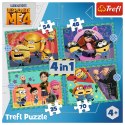 Puzzle - 4w1 - Zwariowane Minionki Trefl 34648 Trefl Puzzle