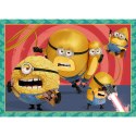 Puzzle - 4w1 - Zwariowane Minionki Trefl 34648 Trefl Puzzle