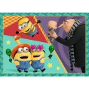 Puzzle - 4w1 - Zwariowane Minionki Trefl 34648 Trefl Puzzle
