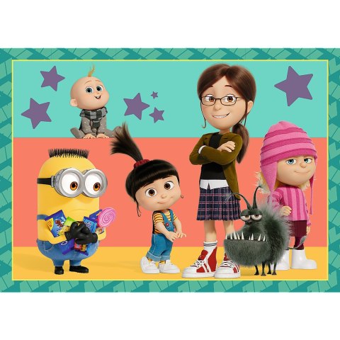 Puzzle - 4w1 - Zwariowane Minionki Trefl 34648 Trefl Puzzle Puzzle - 4w1 - Zwariowane Minionki Trefl 34648 Trefl Puzzle