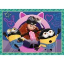 Puzzle - 4w1 - Zwariowane Minionki Trefl 34648 Trefl Puzzle