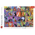 Puzzle - 500 - Koci alfabet Trefl 37527 Trefl Puzzle