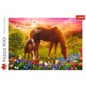 Puzzle - 500 - Konie na łące Trefl 37451 Trefl Puzzle