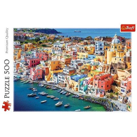 Puzzle - 500 - Procida, Kampania, Włochy Trefl 37477 Trefl Puzzle Puzzle - 500 - Procida, Kampania, Włochy Trefl 37477 Trefl Puzzle