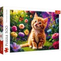 Puzzle - 500 - Uroczy kotek Trefl 37525 Trefl Puzzle