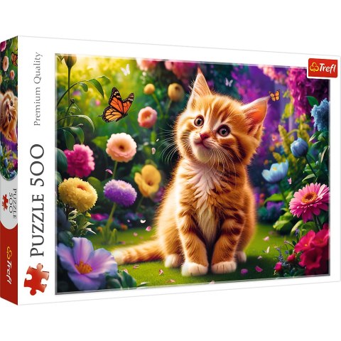 Puzzle - 500 - Uroczy kotek Trefl 37525 Trefl Puzzle Puzzle - 500 - Uroczy kotek Trefl 37525 Trefl Puzzle