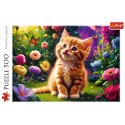 Puzzle - 500 - Uroczy kotek Trefl 37525 Trefl Puzzle