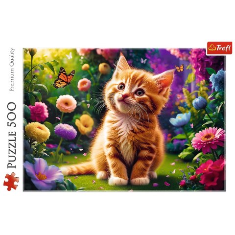 Puzzle - 500 - Uroczy kotek Trefl 37525 Trefl Puzzle Puzzle - 500 - Uroczy kotek Trefl 37525 Trefl Puzzle