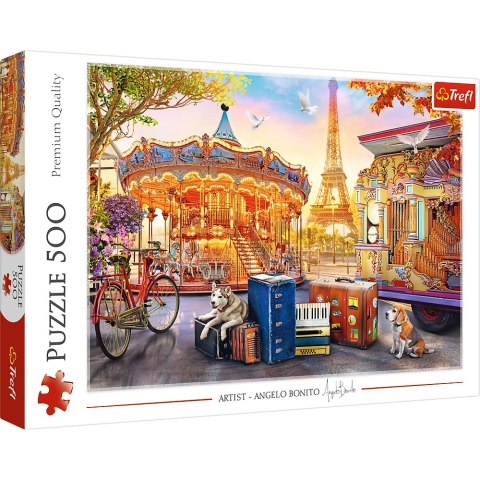 Puzzle - "500" - Wakacje w Paryżu Trefl 37426 Trefl Puzzle Puzzle - "500" - Wakacje w Paryżu Trefl 37426 Trefl Puzzle