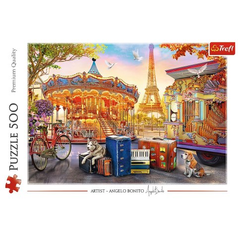 Puzzle - "500" - Wakacje w Paryżu Trefl 37426 Trefl Puzzle Puzzle - "500" - Wakacje w Paryżu Trefl 37426 Trefl Puzzle