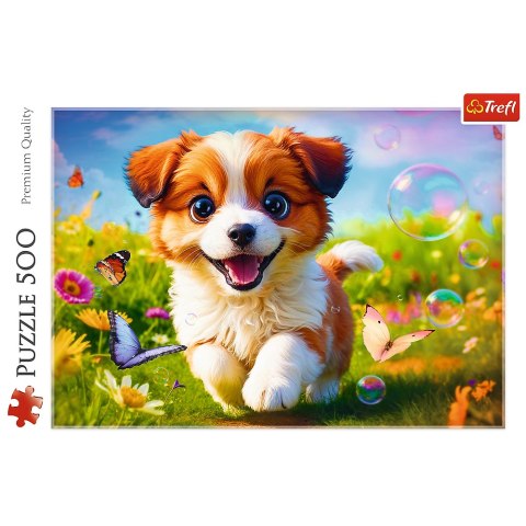 Puzzle - 500 - Wesoły piesek Trefl 37524 Trefl Puzzle Puzzle - 500 - Wesoły piesek Trefl 37524 Trefl Puzzle