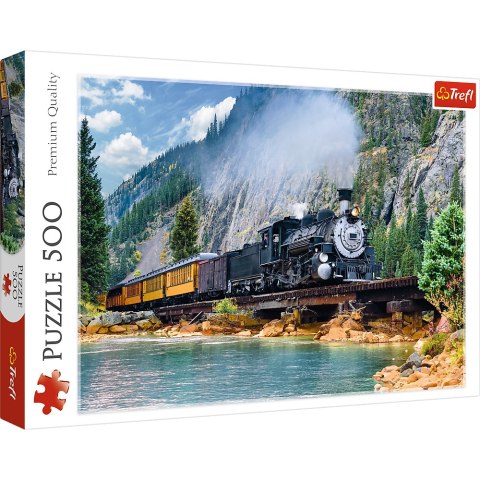Puzzle 500 el. Górski pociąg Trefl 37379 Trefl Puzzle Puzzle 500 el. Górski pociąg Trefl 37379 Trefl Puzzle