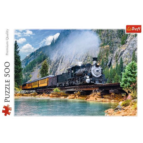 Puzzle 500 el. Górski pociąg Trefl 37379 Trefl Puzzle Puzzle 500 el. Górski pociąg Trefl 37379 Trefl Puzzle