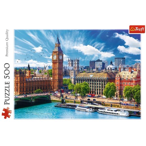 Puzzle 500 el. Słoneczny Londyn - Trefl 37329 Trefl Puzzle Puzzle 500 el. Słoneczny Londyn - Trefl 37329 Trefl Puzzle