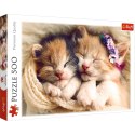Puzzle 500 el. Śpiące kotki Trefl 37271 Trefl Puzzle