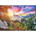 Puzzle 500 el. Widok na zamek Neuschwanstein, Niemcy Trefl 37427 Trefl Puzzle