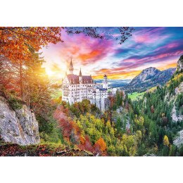 Puzzle 500 el. Widok na zamek Neuschwanstein, Niemcy Trefl 37427 Trefl Puzzle