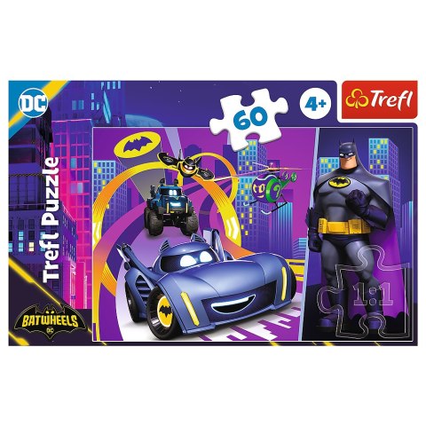 Puzzle - 60 - Batman i jego pojazdy Trefl 17400 Trefl Puzzle Puzzle - 60 - Batman i jego pojazdy Trefl 17400 Trefl Puzzle