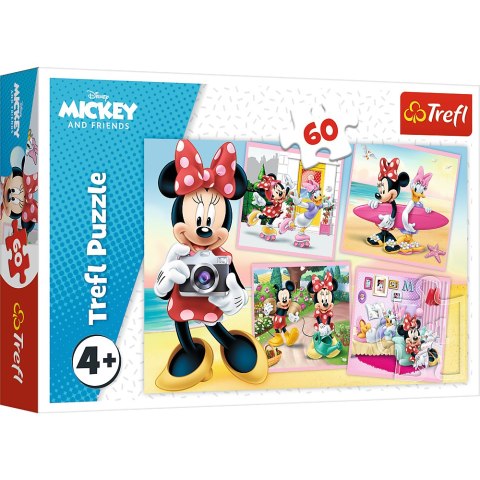 Puzzle - 60 - Urocza Minnie - Disney Minnie Trefl 17360 Trefl Puzzle Puzzle - 60 - Urocza Minnie - Disney Minnie Trefl 17360 Trefl Puzzle