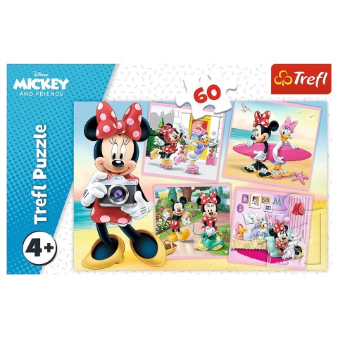 Puzzle - 60 - Urocza Minnie - Disney Minnie Trefl 17360 Trefl Puzzle Puzzle - 60 - Urocza Minnie - Disney Minnie Trefl 17360 Trefl Puzzle