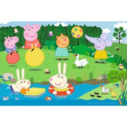 Puzzle - 60 - Wakacyjna zabawa - Peppa Pig 17326 Trefl Puzzle