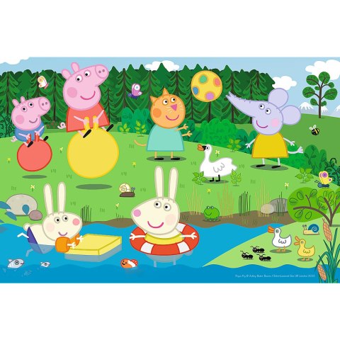 Puzzle - 60 - Wakacyjna zabawa - Peppa Pig 17326 Trefl Puzzle Puzzle - 60 - Wakacyjna zabawa - Peppa Pig 17326 Trefl Puzzle