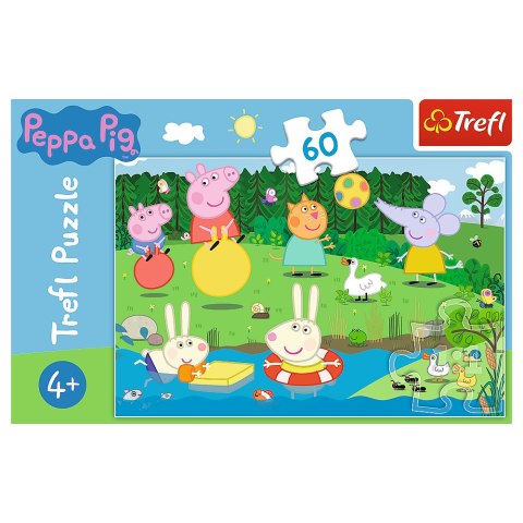 Puzzle - 60 - Wakacyjna zabawa - Peppa Pig 17326 Trefl Puzzle Puzzle - 60 - Wakacyjna zabawa - Peppa Pig 17326 Trefl Puzzle