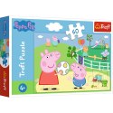 Puzzle - 60 - Zabawy w gronie przyjaciół - Peppa Pig 17356 Trefl Puzzle