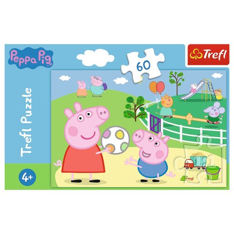 Puzzle - 60 - Zabawy w gronie przyjaciół - Peppa Pig 17356 Trefl Puzzle Puzzle - 60 - Zabawy w gronie przyjaciół - Peppa Pig 17356 Trefl Puzzle