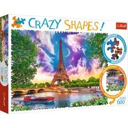 Puzzle - 600 Crazy Shapes - Niebo nad Paryżem 11115 Trefl Puzzle