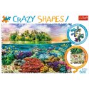Puzzle - 600 Crazy Shapes - Tropikalna wyspa 11113 Trefl Puzzle