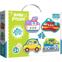 Puzzle - Baby Classic - Pojazdy transportowe / Trefl Baby 36075 Trefl Puzzle