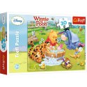 Puzzle Disney Kubuś Puchatek 30 el. Kąpiel Prosiaczka 18198 Trefl Puzzle