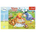 Puzzle Disney Kubuś Puchatek 30 el. Kąpiel Prosiaczka 18198 Trefl Puzzle