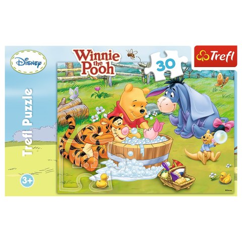 Puzzle Disney Kubuś Puchatek 30 el. Kąpiel Prosiaczka 18198 Trefl Puzzle Puzzle Disney Kubuś Puchatek 30 el. Kąpiel Prosiaczka 18198 Trefl Puzzle