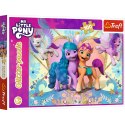 Puzzle Glitter 100 el. My Little Pony Błyszczące kucyki Trefl 14831 Trefl Puzzle