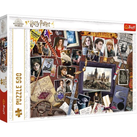 Puzzle Harry Potter 500 el. Pamiątki z Hogwartu Trefl 37400 Trefl Puzzle