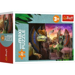 Puzzle - miniMaxi - Poznaj świat dinozaurów - Trefl 56036 Trefl Puzzle