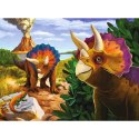 Puzzle - miniMaxi - Poznaj świat dinozaurów - Trefl 56036 Trefl Puzzle