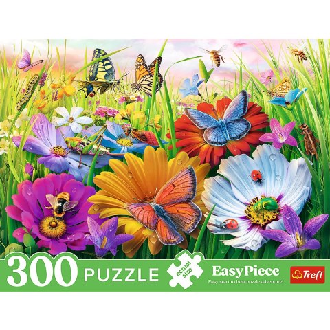 Puzzles - 300 EasyPiece - Owady na łące Trefl 23103 Trefl Puzzle Puzzles - 300 EasyPiece - Owady na łące Trefl 23103 Trefl Puzzle