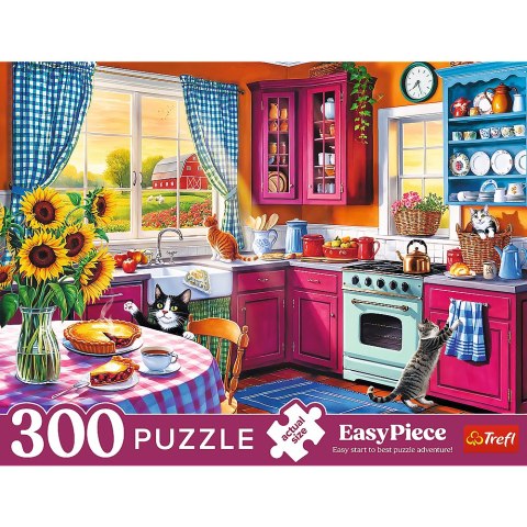 Puzzles - 300 EasyPiece - Poranek w kuchniFSC Mix 70% 23102 Trefl Puzzle Puzzles - 300 EasyPiece - Poranek w kuchniFSC Mix 70% 23102 Trefl Puzzle
