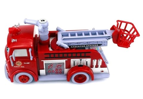 Auto Straż Pożarna Bańki Mydlane Jeździ Gra LEAN Toys Auto Straż Pożarna Bańki Mydlane Jeździ Gra LEAN Toys