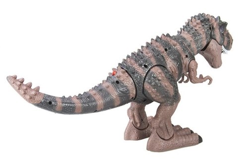 Dinozaur Na Baterie Tyranozaur Rex Chodzący Brązowy LEAN Toys Dinozaur Na Baterie Tyranozaur Rex Chodzący Brązowy LEAN Toys