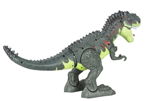 Dinozaur Na Baterie Tyranozaur Rex Chodzący Zielony LEAN Toys Dinozaur Na Baterie Tyranozaur Rex Chodzący Zielony LEAN Toys