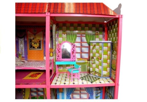 Domek dla Lalek Ogromna Willa z Meblami LEAN Toys Domek dla Lalek Ogromna Willa z Meblami LEAN Toys