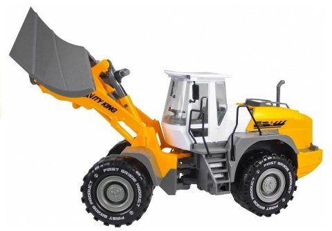 Duży Spychacz Plastikowy z Napędem LEAN Toys Duży Spychacz Plastikowy z Napędem LEAN Toys