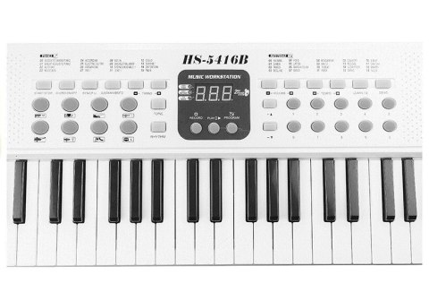Elektryczne pianinko z mikrofonem USB LEAN Toys Elektryczne pianinko z mikrofonem USB LEAN Toys